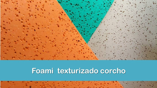 Foami Texturizado Corcho. Cuatro Carta Pack De 2