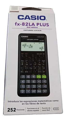 Calculadora Casio Científica(fx-82la Plus)original! 252 Func