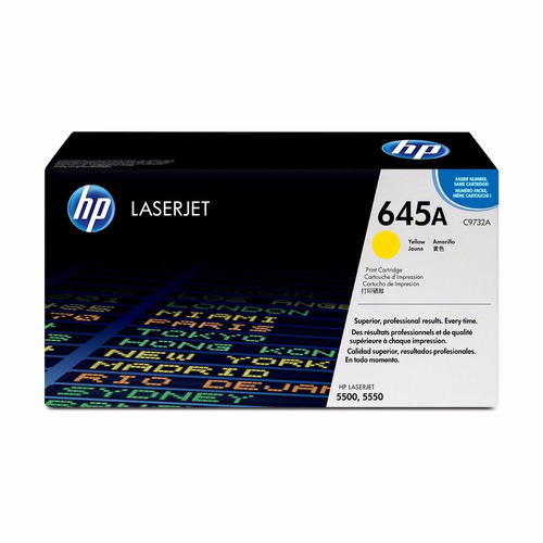 Toner Hp 645a C9732a Amarillo 5500 Original