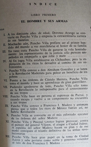 Memorias De Pancho Villa (Usado)