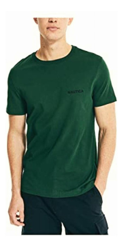 Nautica Playera De Manga Corta Para Hombre, Verde (tidal