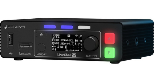 Liveshell W - Switcher E Encoder Cerevo Para 3 Transmissões