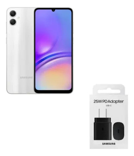 Samsung Galaxy A05 De 128gb Gris Dual Sim Mas Cargador 25w