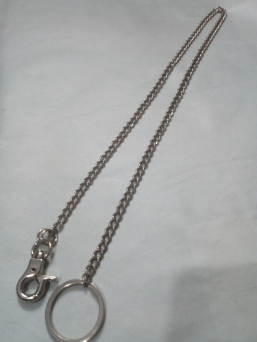 Cadena Antigua, Reloj Bolsillo, Llavero 56cm Imperdible (Usado)