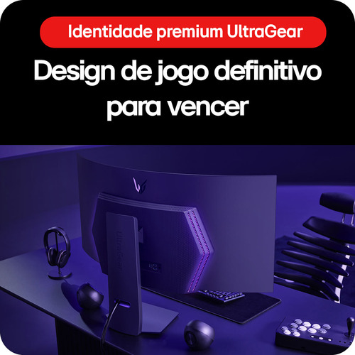 Monitor Gamer LG UltraGear OLED Curvo – Tela OLED 45”, QHD, HDR400 Trueblack, 240Hz, 0,03ms (GtG), NVIDIA G-SYNC