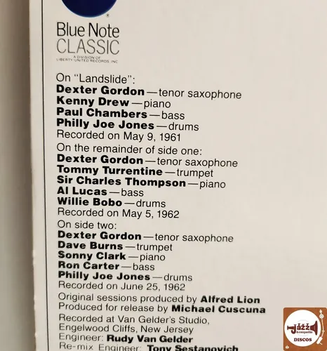 Lp Dexter Gordon - Landslide (imp. Eua / 1980) | MercadoLivre