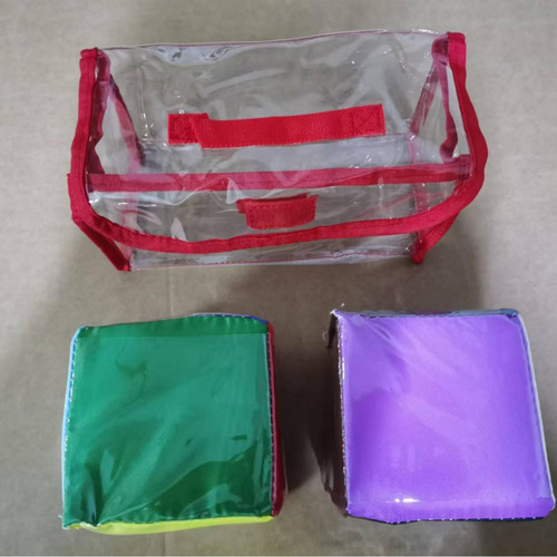 2 Dados Educativos Con Ranura Para Tarjetas, Dados Blandos