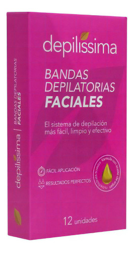 Bandas Depilatorias Depilíssima Faciales