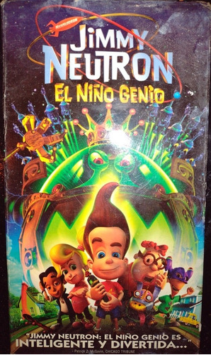 Jimmy Neutron,el Niño Genio, En Vhs Clásico!!!!! Animación 