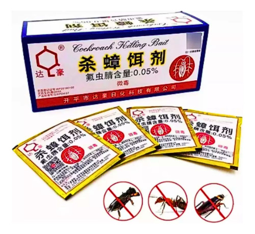 Pack X50 Insecticida V-neno Chino Polvo Cucarachas Premium