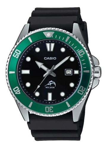Reloj Hombre Casio Marlin Duro Mdv-106b-1a3 Buceo Fechador