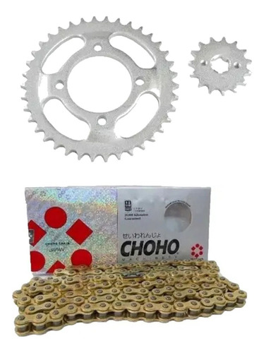 Kit Transmision Cadena Choho Skua 150 Silver Motomel Bombe 