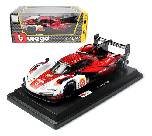 Bburago Le Mans Rally Porsche 963 #5 Modelo De Carro Moldado