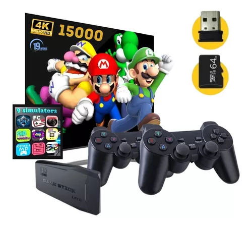 Vídeo Game Retro Tv Box 20 Mil Jogos Clássicos Antigos Mario