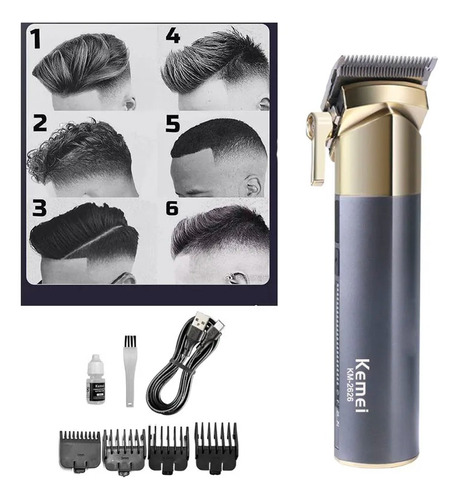 Patillera Trimmer Recargable Kemei Km-2626