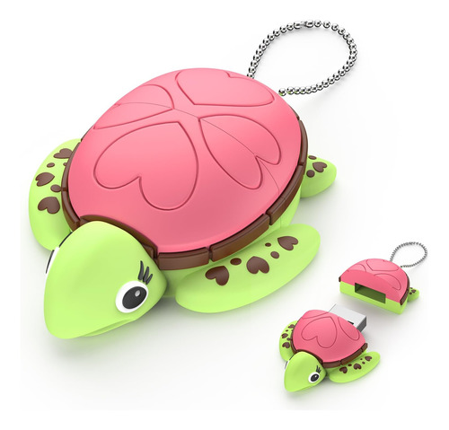 Memoria Usb De 32 Gb Baby Turtle Unidad Flash De 32 G Lindo 