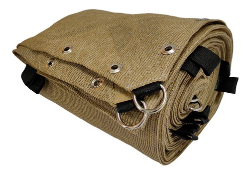 Malla Sombra Reforzada 7x8 Color Beige Mod Classic Mesh