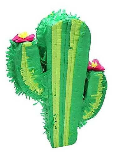 Piñata De Cactus Joyin Color Verde Facil De Usar