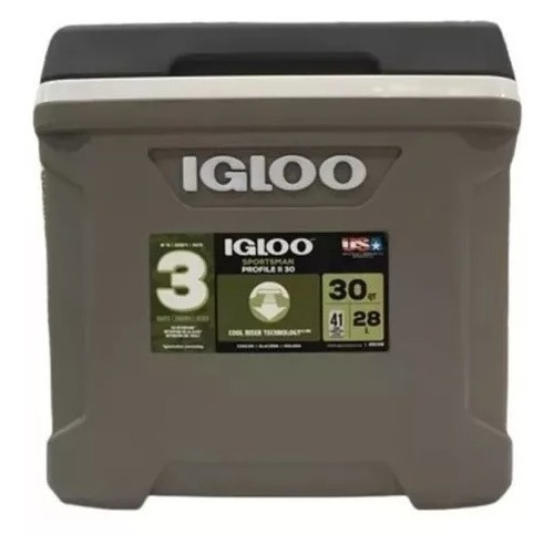 Hielera Igloo Sportsman 30 Qt 41 Latas 28 L Portable