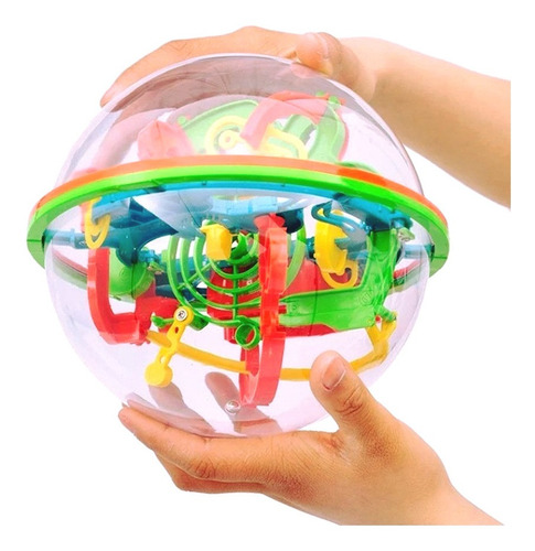 Bola Laberinto 3d Rompecabezas Educativo Juego Cubo 14cm