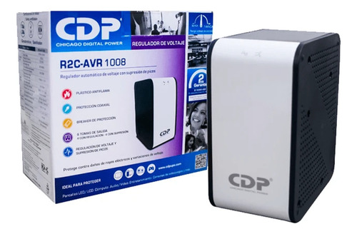 Regulador Cdp R2c-avr1008 1000va-500w - Entrada-salida 110va