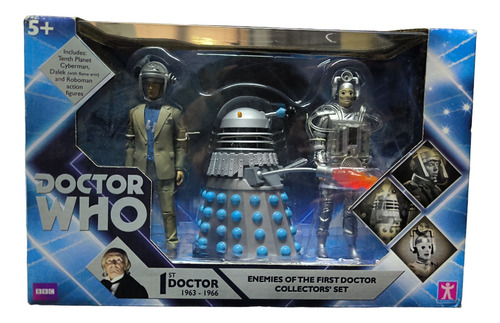 Set Figuras Dr Who Enemigos Del Primer Doctor De Coleccion