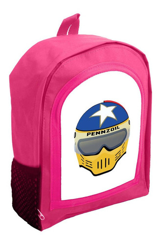 Mochila Infantil Rosa Nena Nene Coche De Carreras R3