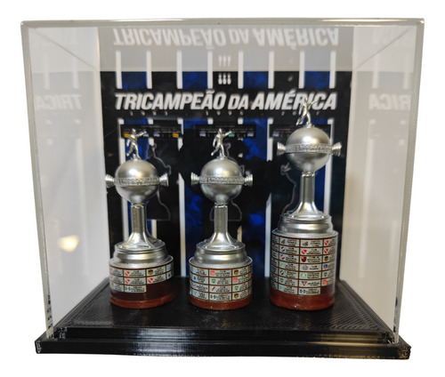 Miniatura Tricampeão Libertadores 1983/1995/2017