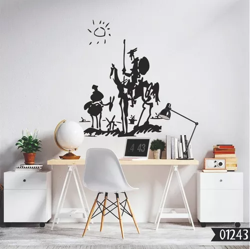 Vinilos Decorativos Adhesivos Cocina Frase Quijote - Comprar en Tienda  Online-Venta por Internet-Adhesivos para cristales