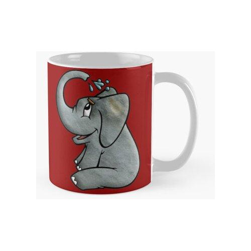 Taza Elefante En La Ducha Calidad Premium