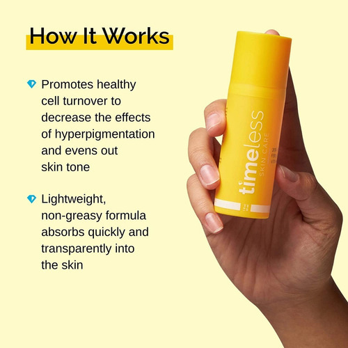 Timeless 20% Vitamin C + E Ferulic Acid Suero Facial Tipo De Todo Tipo De Piel Día/noche