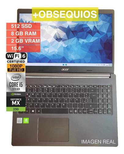 Acer Aspire A515  I5 Video2gb Nvidiamx250