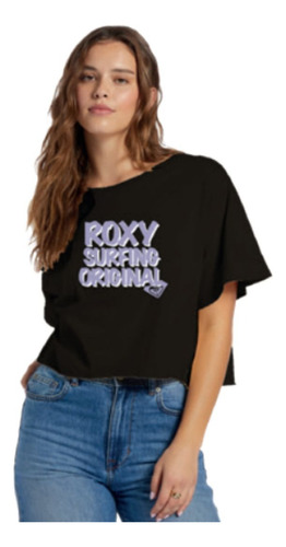 Remera Manga Corta Roxy Unite The Wave Mujer Original Senise