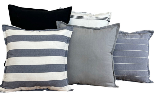 Almohadones Decorativos Tusor Set De 5 Combinaciones 50x50 N - 1. 3. 5. 30. 31 Combo