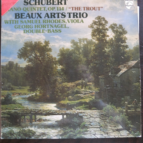 Vinilo Schubert Piano Quintet Op. 114 The Trout Beaux Arts T