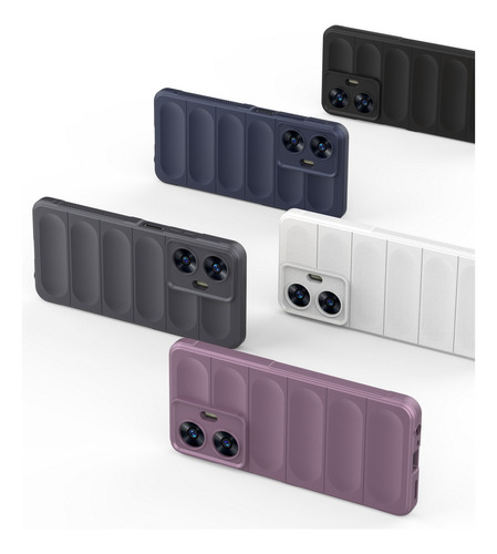 Funda Airbag Anticaída Para Realme C55 C35 Gt3 2 Gt Neo 5 3t Realme 10 Pro + 9 9i Hybrid Shockproof Armor Heavy Duty Cover