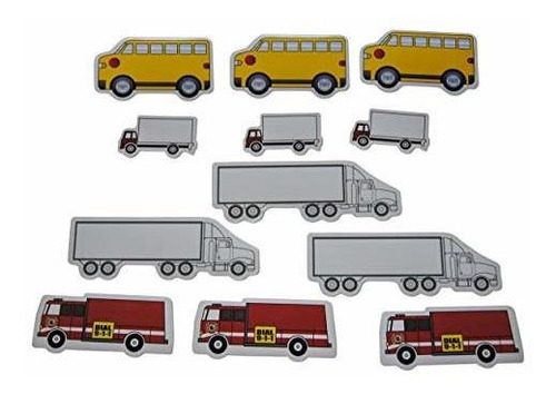 Novel Merk Truck Variety Semi-truck, School Bus, Fire Engine