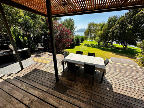 Arriendo 1 O 2 Casas Bajada Lancha Piscina Orilla Lago Rapel