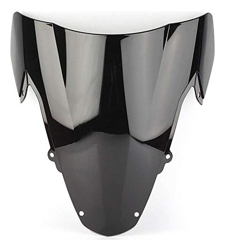 Nuevo Abs Motocicleta Motorbike Windshield Windscreen Black