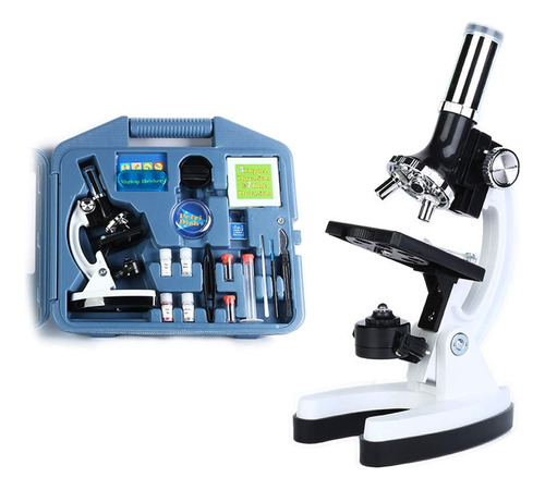 Microscopio Monocular Niños Educativo Kit Regalo Sin Soporte