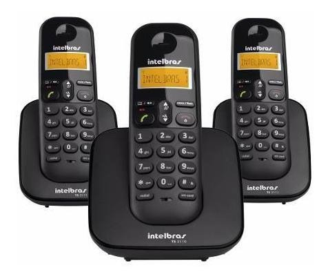 Intelbras Ts 3113 Telefone Dect S Fio Bina Base 2 Ramais