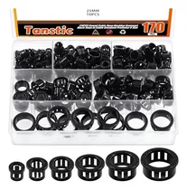 Comprar Kit De 170pcs De Arandelas Protectoras De Cable, Nylon Negro