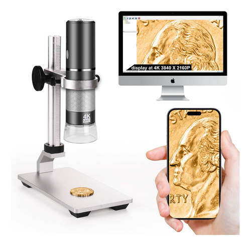 Microscopio Ninyoon 4k Con Soporte Profesional Para iPhone