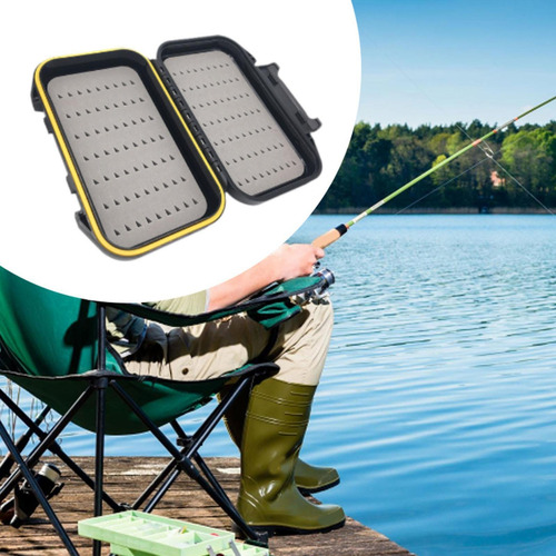 Caja De Pesca Con Mosca De Doble Cara Caja De Mosca Fisura