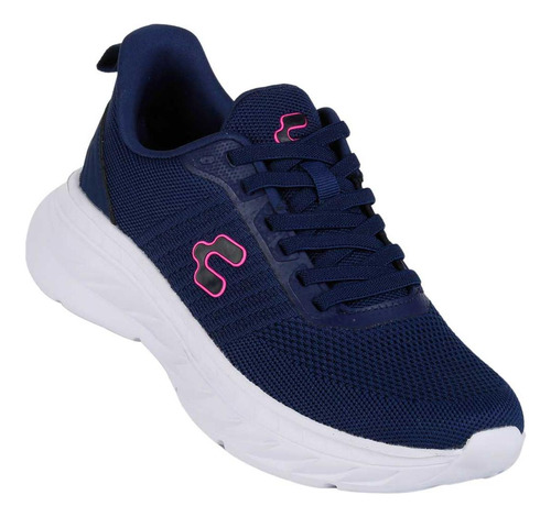 Tenis Deportivo Mujer Azul Textil Charly 02303902