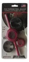 Comprar Juego Para Hacer Roscas En Tubo Pvc Terrajas ½ ¾ 1 Pulgada