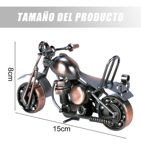 Adorno De Motocicleta De Metal Para Hombre Regalo Decoración