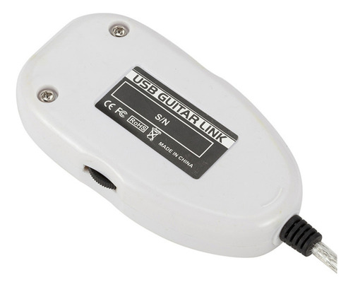A Adaptador De Interfaz De Guitarra A Usb For Grabación En