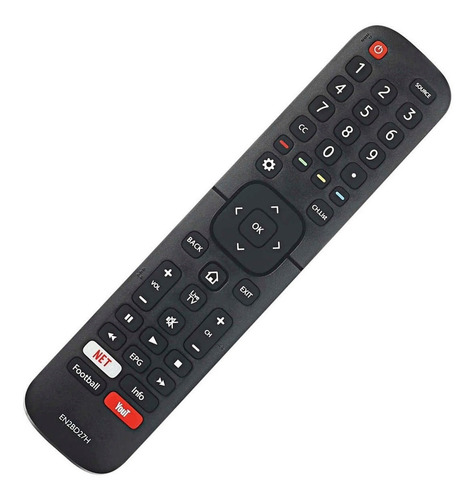 Imagen 1 de 5 de Control Remoto En2bc27b Compatible Con Bgh Smart Tv En2bc27