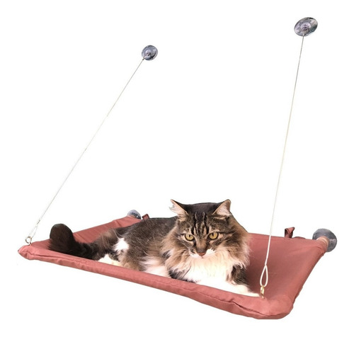 Cama Para Gato Suspensa Rede Janela Caminha Pet Várias Cores